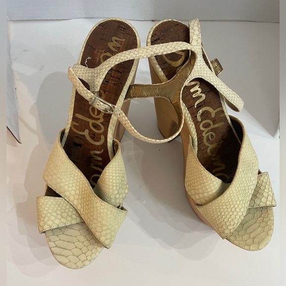 Sam Edelman python high wedges - Picture 6 of 10
